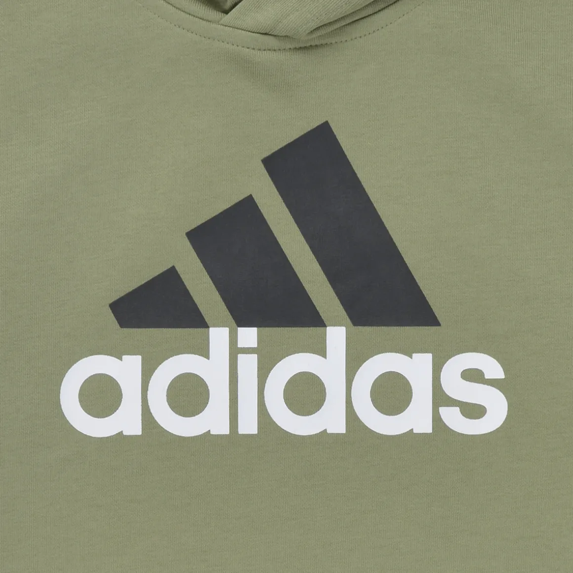 Adidas Sportswear - Essentials Two-Colored Big Logo Cotton Hoodie
