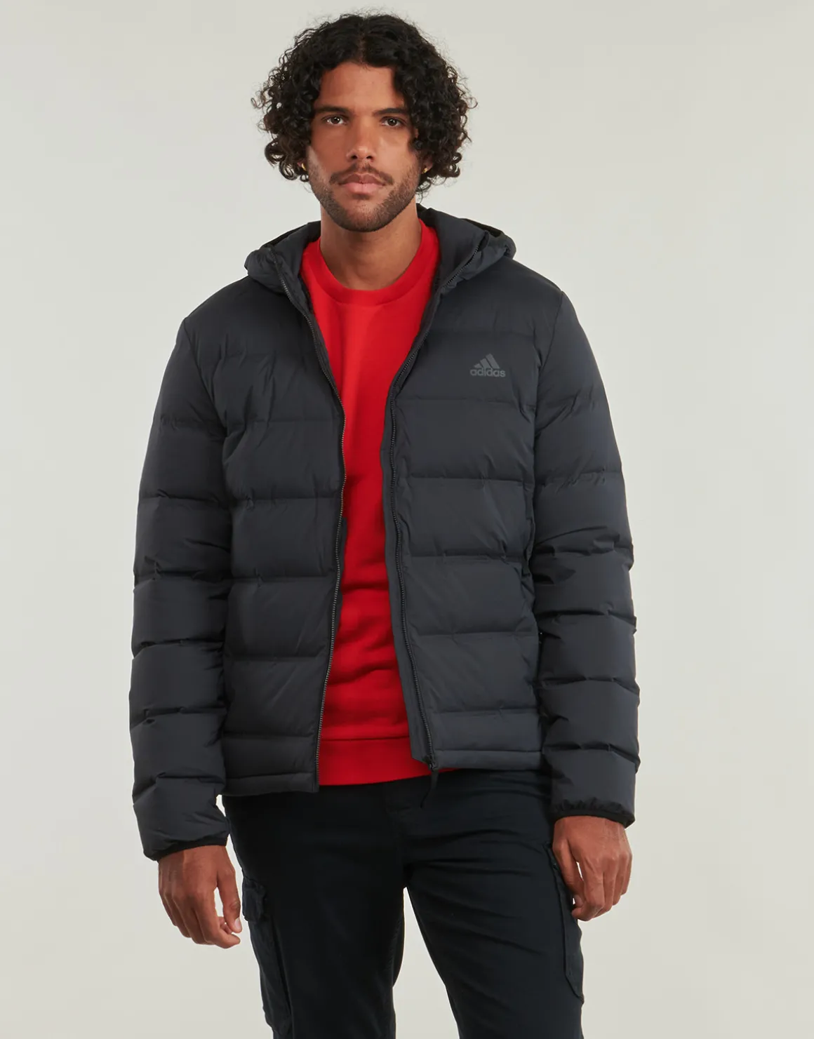 Adidas Sportswear - Helionic Stretch Hooded Down Jacket