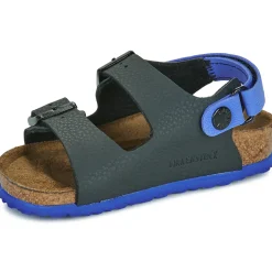 BIRKENSTOCK - Milano AS Kids BF Desert Soil Black/UBlu