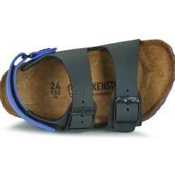 BIRKENSTOCK - Milano AS Kids BF Desert Soil Black/UBlu
