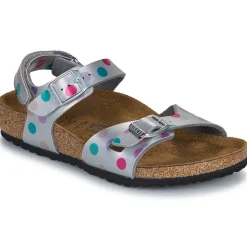 BIRKENSTOCK - Rio AS Kids BF Elec. Metallic SilverDots