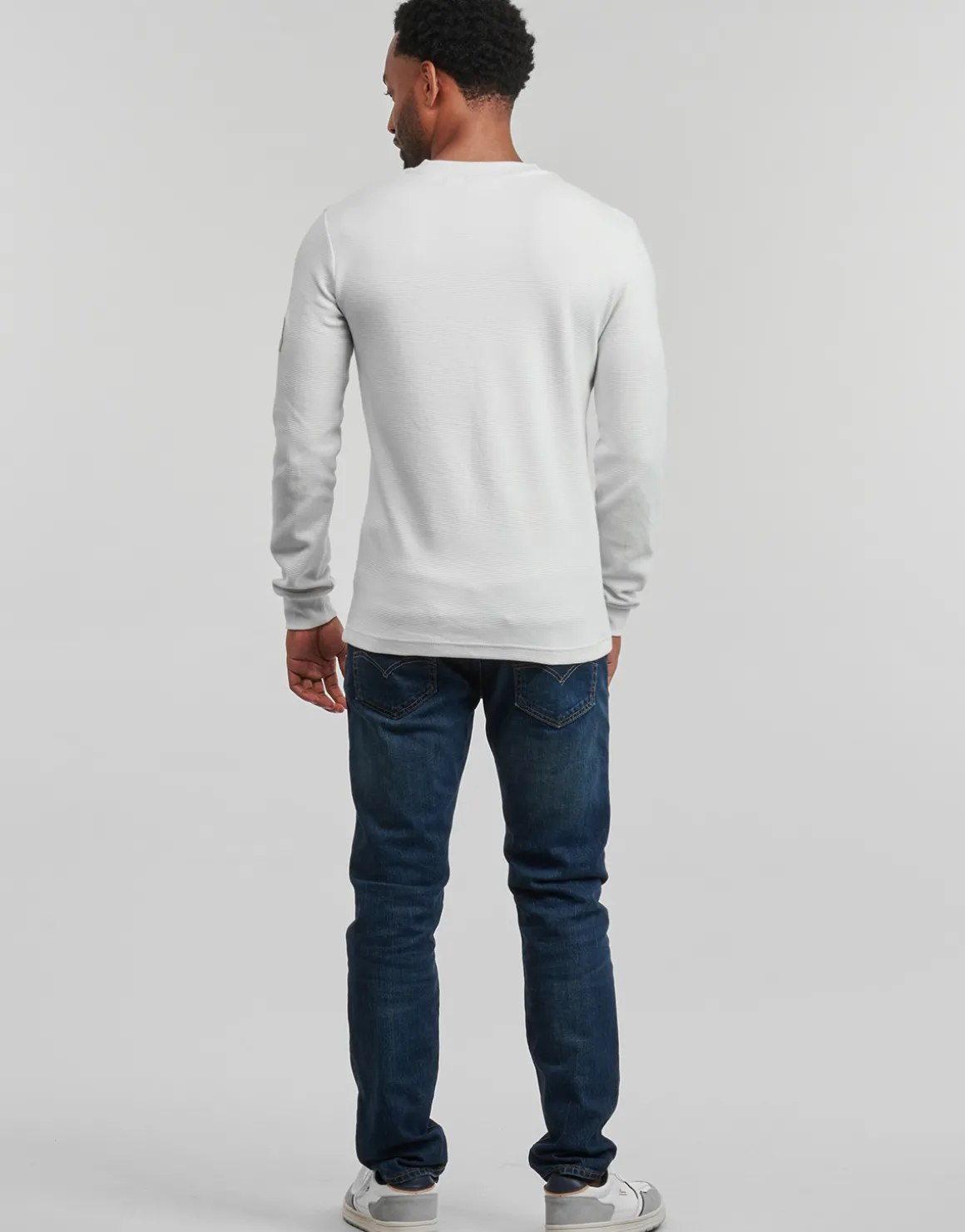 Calvin Klein Jeans - BADGE WAFFLE LS TEE