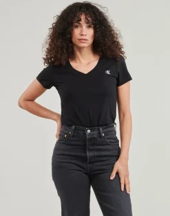 Calvin Klein Jeans - CK EMBROIDERY STRETCH V-NECK