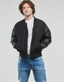 Calvin Klein Jeans - FAUX LEATHER BOMBER JACKET
