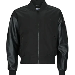 Calvin Klein Jeans - FAUX LEATHER BOMBER JACKET