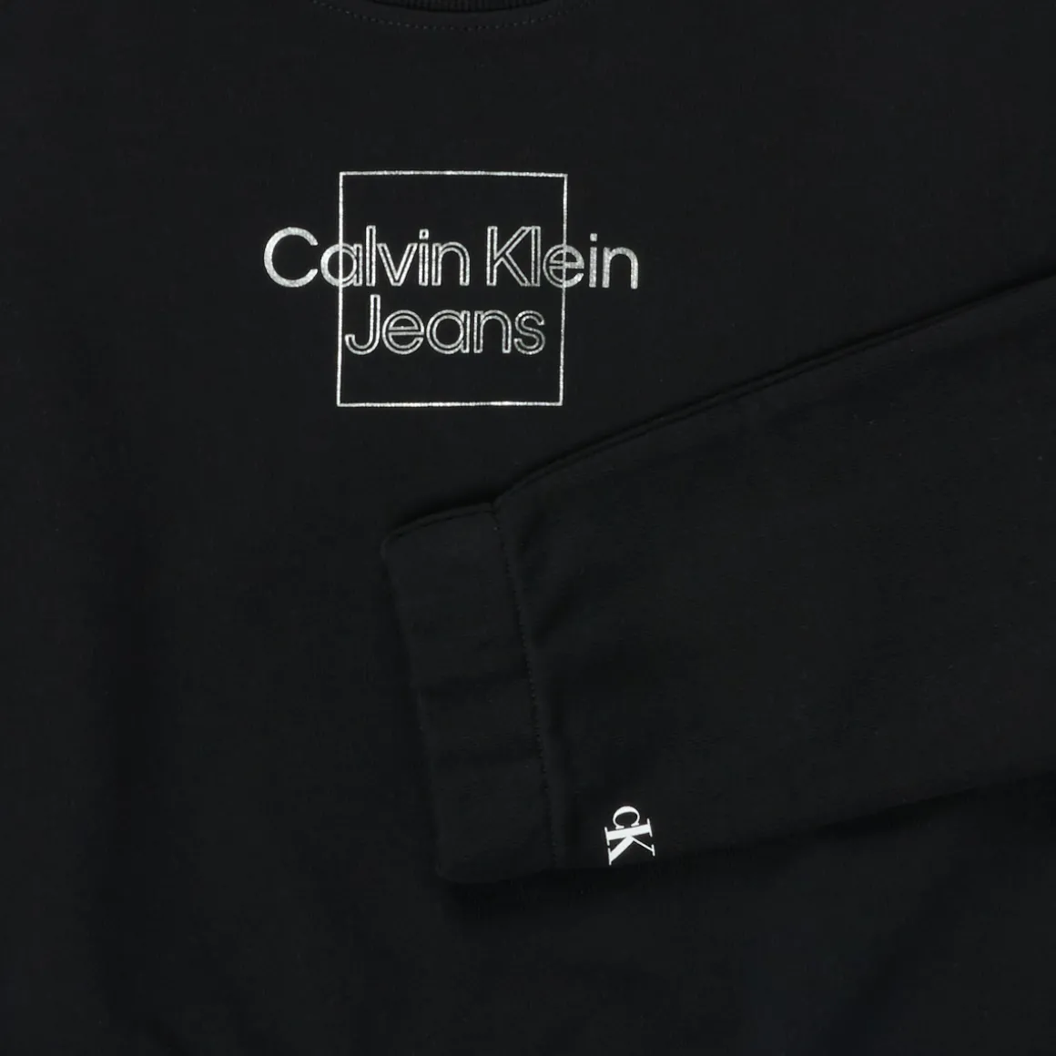 Calvin Klein Jeans - METALLIC BOX LOGO SWEATSHIRT
