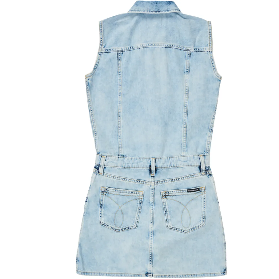 Calvin Klein Jeans - SLEEVELESS BLUE DENIM DRESS