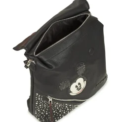 Desigual - BACK MICKEY STUDSTYLE JERSEYMAX PU BLACK