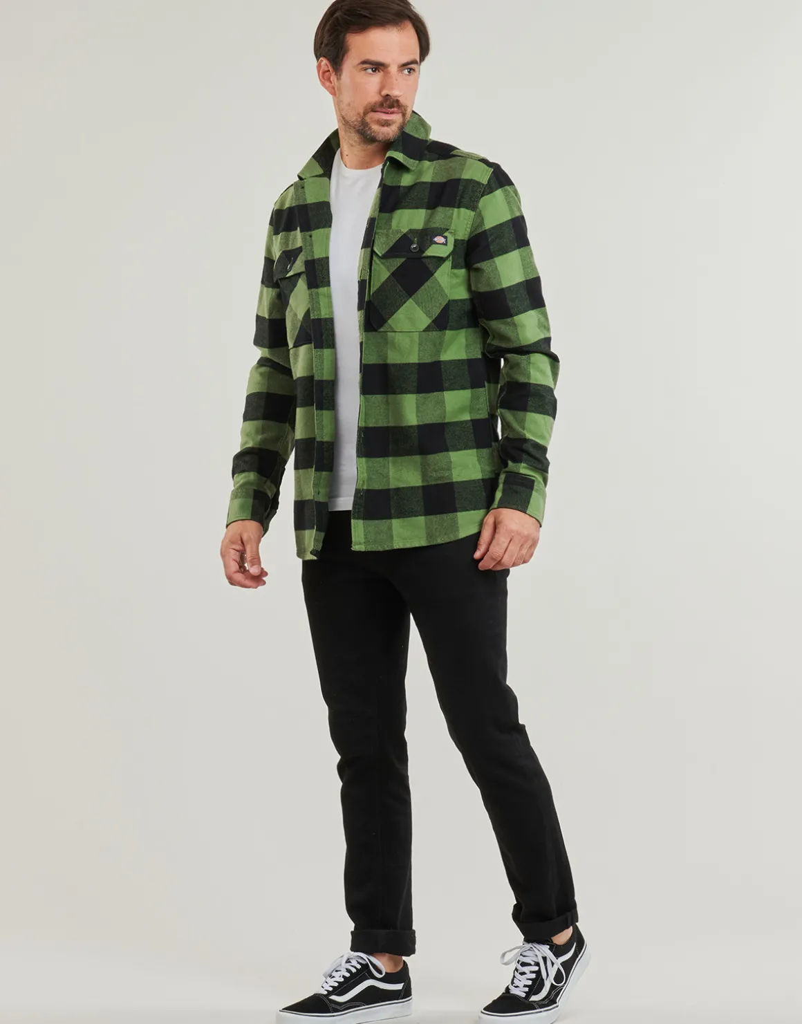 Dickies - NEW SACRAMENTO SHIRT PINE GREEN