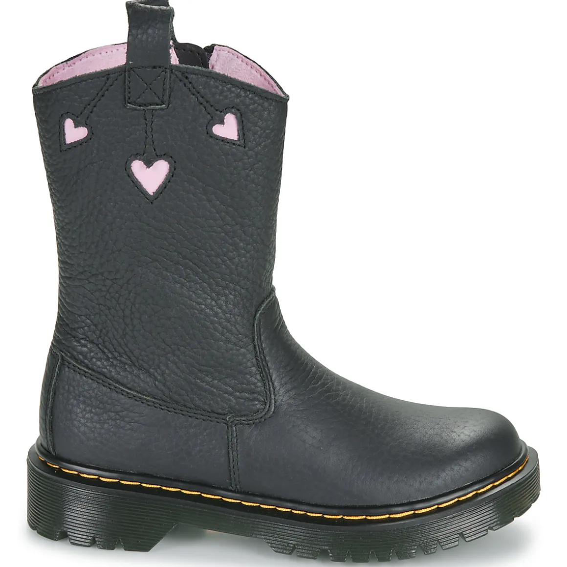 Dr. Martens - Bex Heart P-O Boot J Black Classic Nappa
