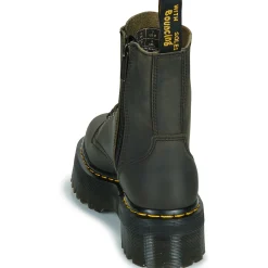 Dr. Martens - Jadon Charcoal Grey Burnished Waxy Pull Up