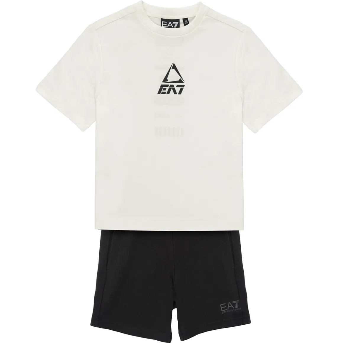 Emporio Armani EA7 - TRAIN LOGO SERIES BOY KIT TEE-SHORTS FREE