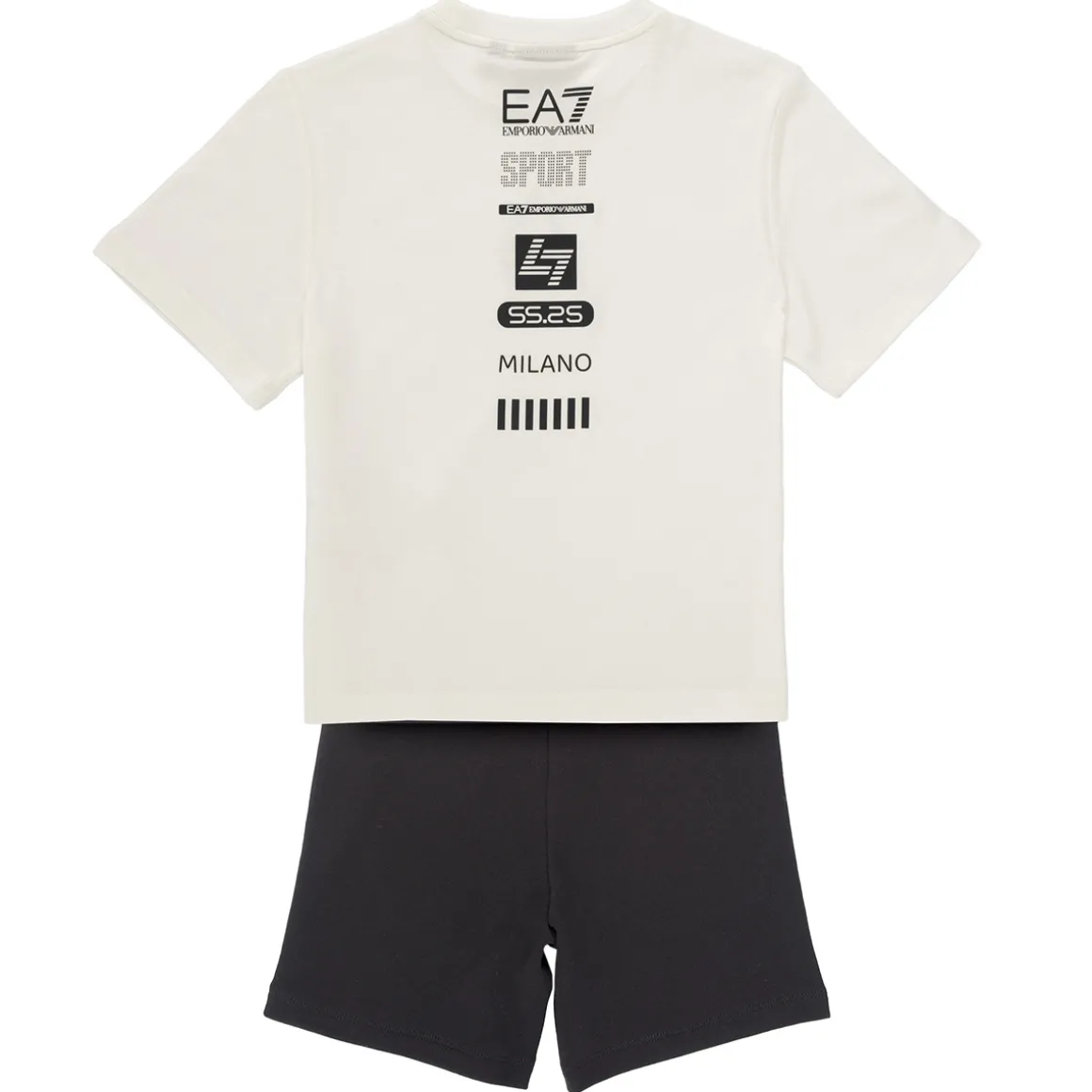 Emporio Armani EA7 - TRAIN LOGO SERIES BOY KIT TEE-SHORTS FREE