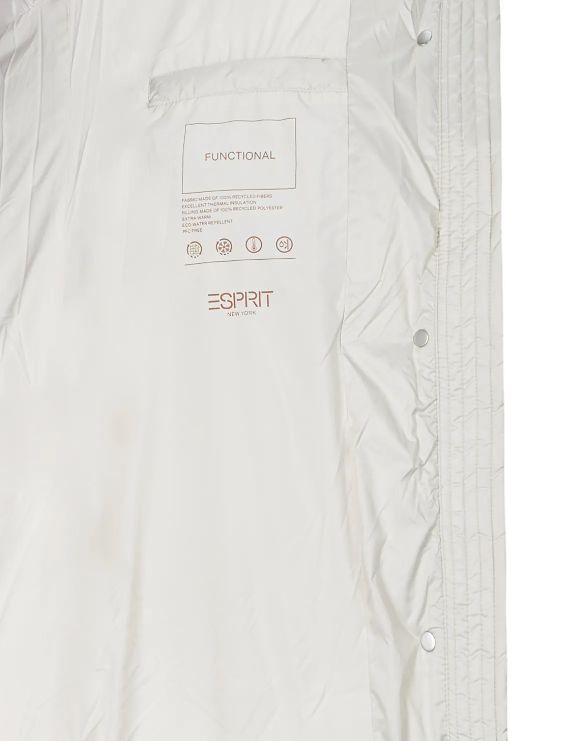 Esprit - LONG COSY PUFFER COAT