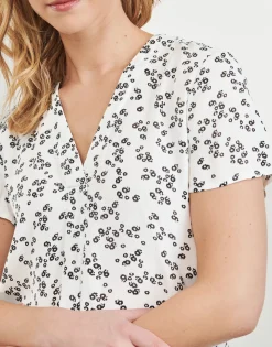 Esprit - SKI V NECK BLOU