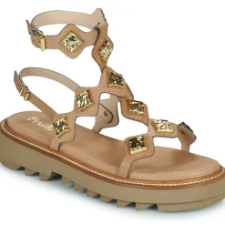 Fru.it - 9169-100-HELGA-TAUPE-TEXANO-LEGNO