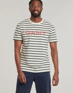 Gant - GRAPHIC STRIPED SS T-SHIRT