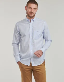 Gant - REG POPLIN STRIPE SHIRT