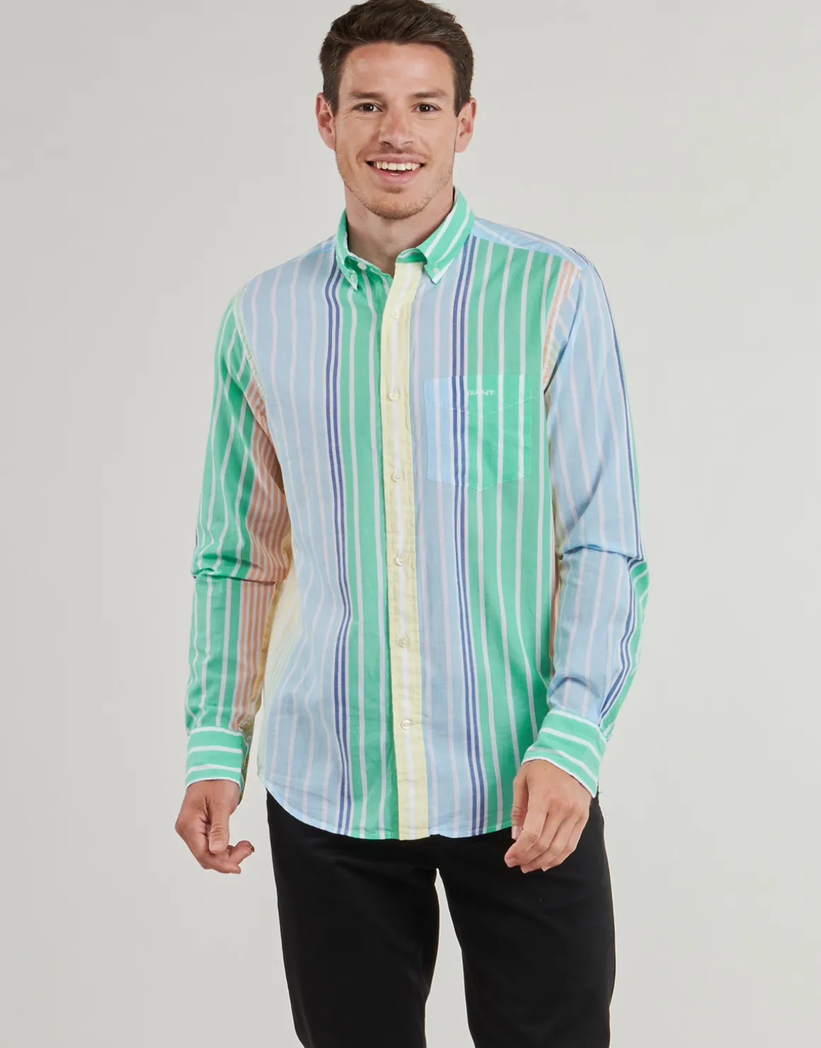 Gant - REG VOILE MULTI STRIPE SHIRT