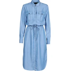 G-Star Raw - Rovic maxi shirt dress ls