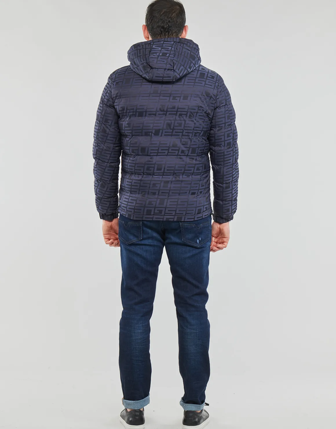 Guess - ALLOVER LOGO PUFFA