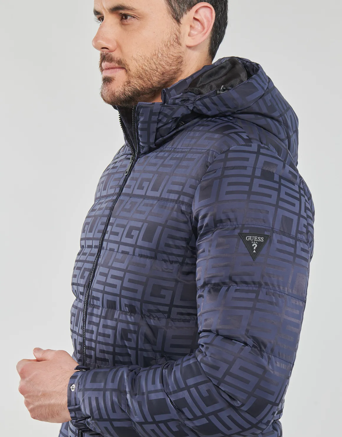 Guess - ALLOVER LOGO PUFFA