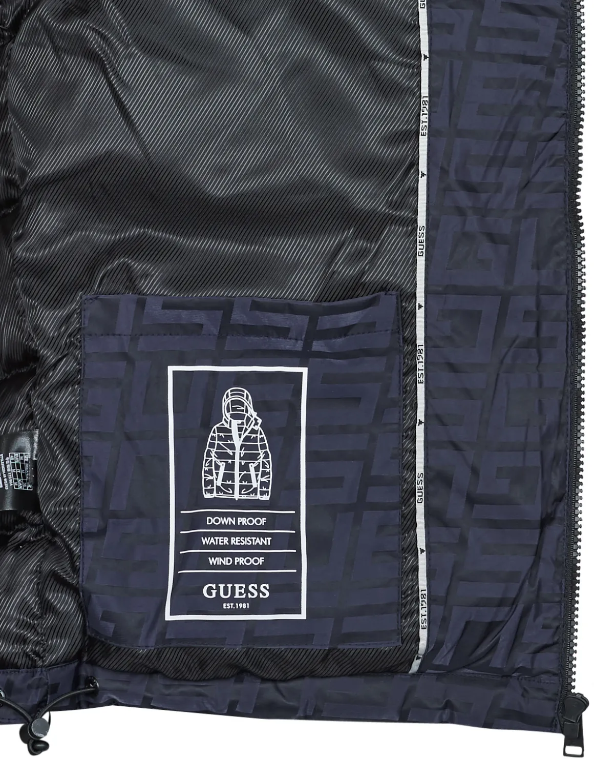 Guess - ALLOVER LOGO PUFFA