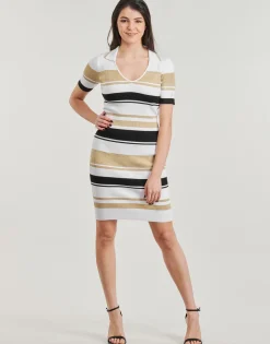 Guess - EVIE STRIPED POLO DRESS