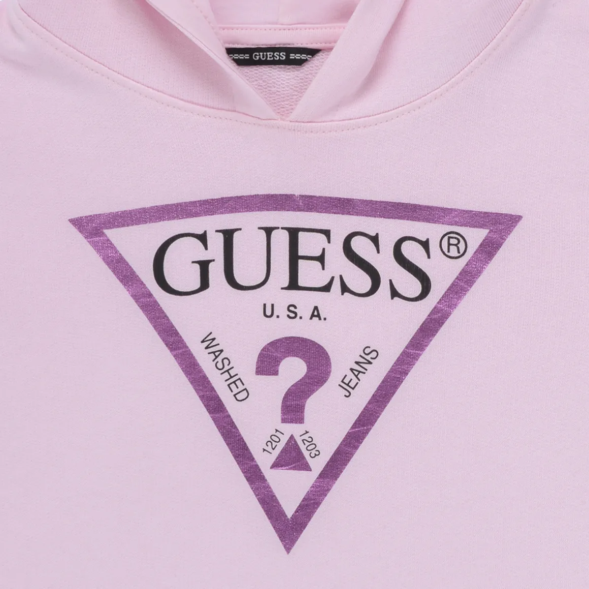 Guess - HOODED LS FLEECE_CORE