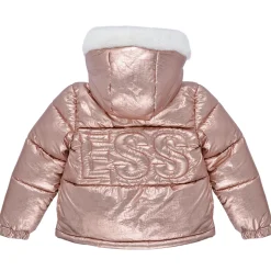 Guess - HOODED PADDED LS PUFFER W/ZIP
