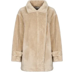 Guess - LS ELISABETTA SHEARLING COAT
