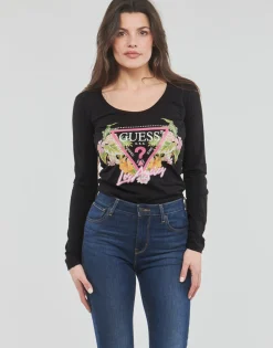 Guess - LS SN TRIANGLE FLOWERS TEE