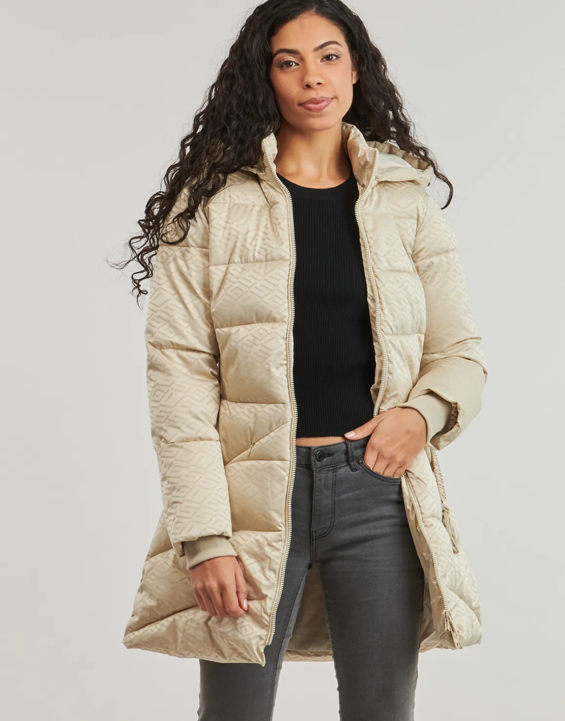 Guess - SELINE LOGO MIDI PUFFER