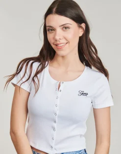 Guess - SL CN SNAP EMBRO SLIM TOP