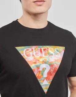 Guess - SS BSC ABSTRACT TRI LOGO TEE