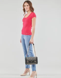 Guess - SS KARLEE JEWEL BTN HENLEY