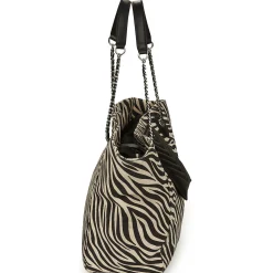 Ikks - 1440 CABAS XL TOILE ZEBRE