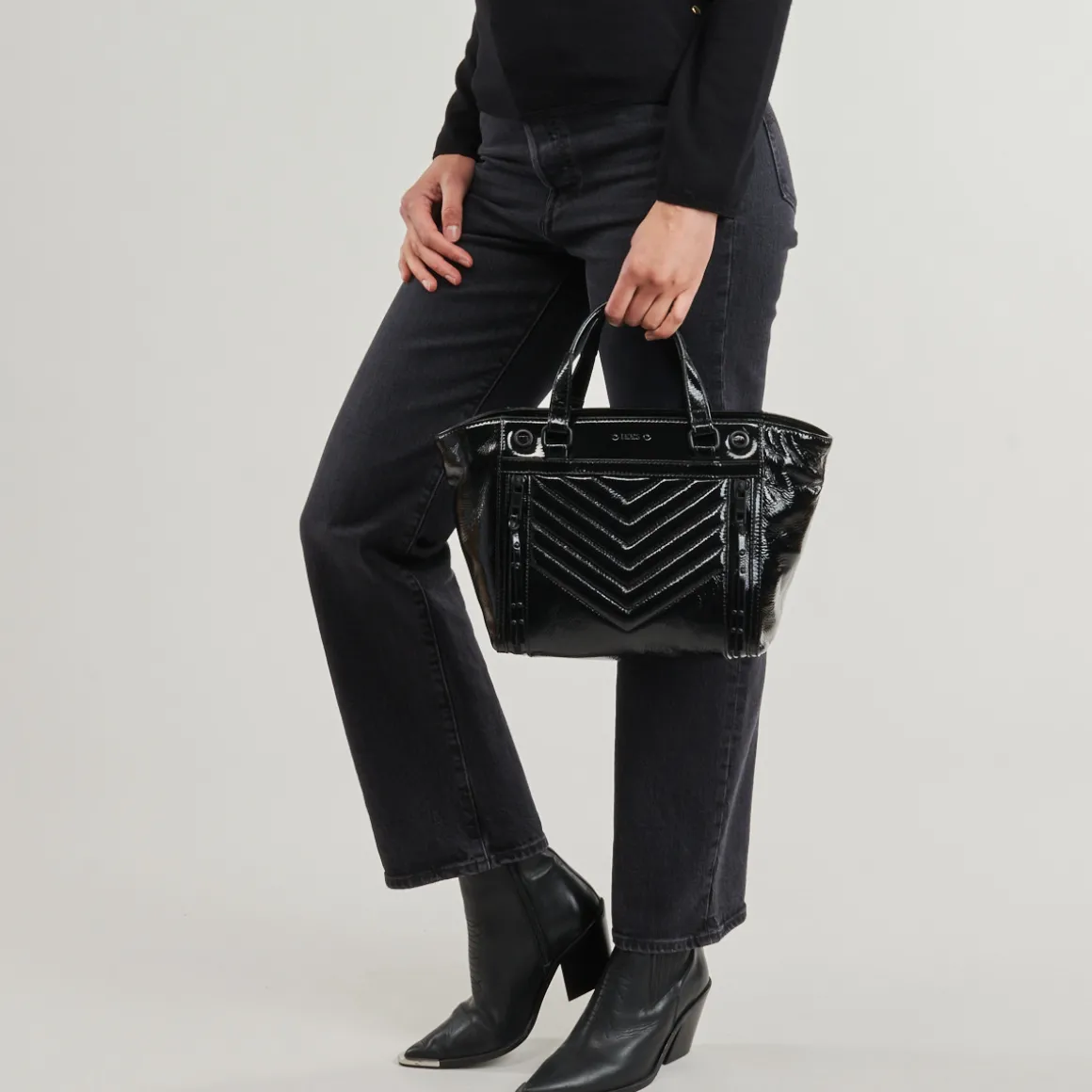 Ikks - 1440 MEDIUM ZIP VARNISH