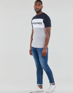 Jack & Jones - JJELOGO BLOCKING TEE