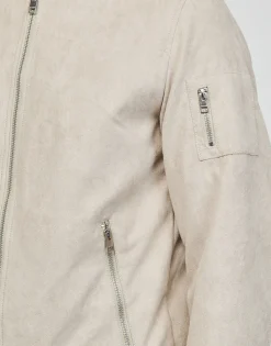 Jack & Jones - JJEROCKY FAUX SUEDE BOMBER