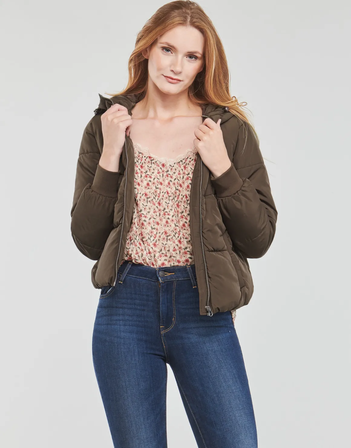 JDY - JDYNEWERICA SHORT HOOD JACKET OTW