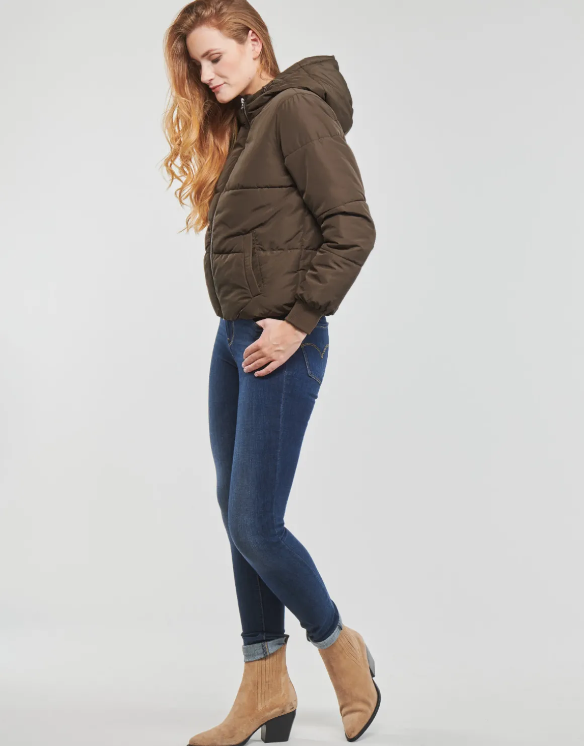 JDY - JDYNEWERICA SHORT HOOD JACKET OTW