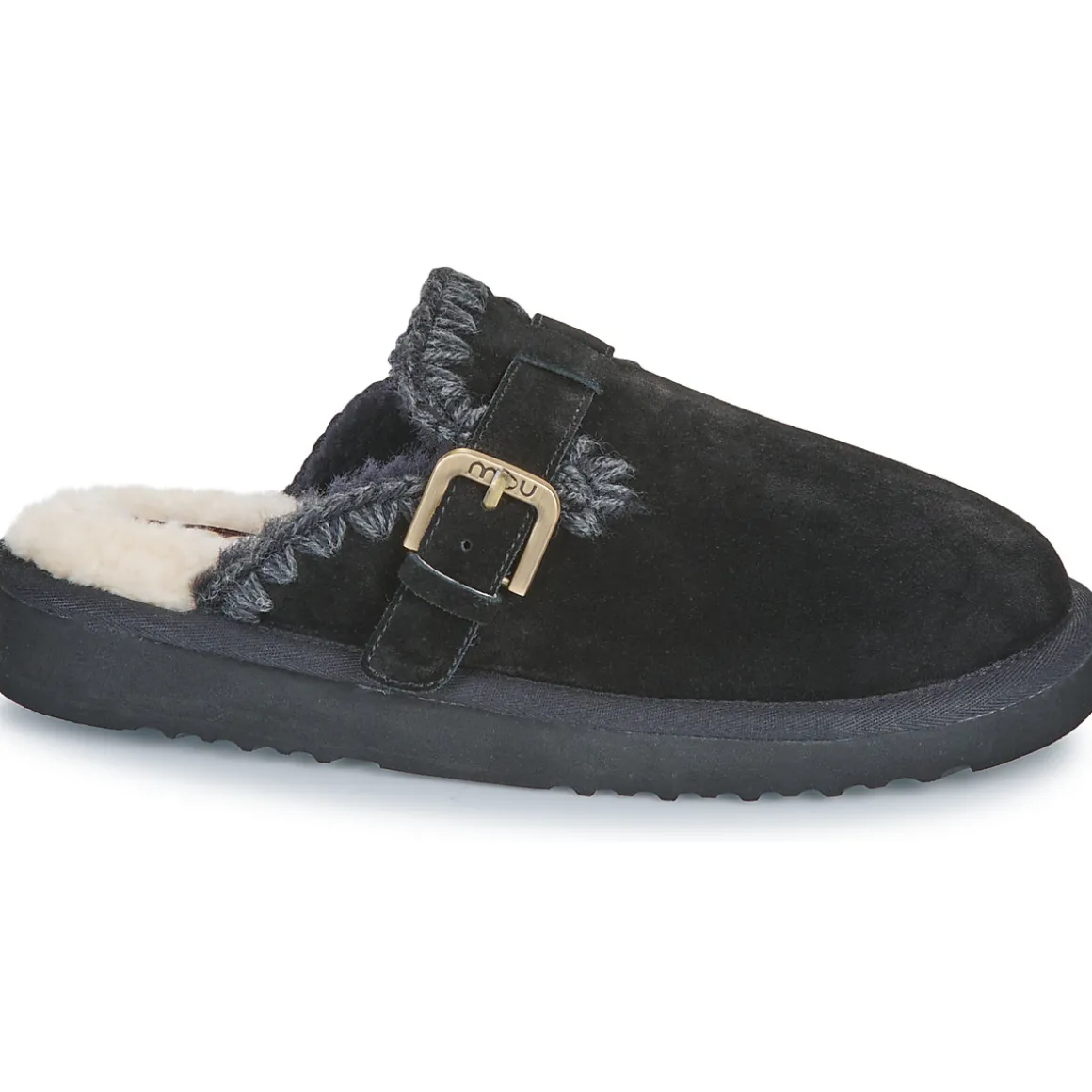 Mou - SUEDE SHEEPSKIN CLOG ESKIMO