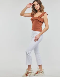 Noisy May - NMSALLIE HW KICK FLARED JEANS VI163BW S*