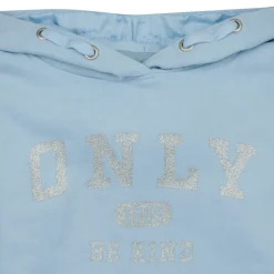 Only - KOGWENDY L/S LOGO HOOD CP SWT