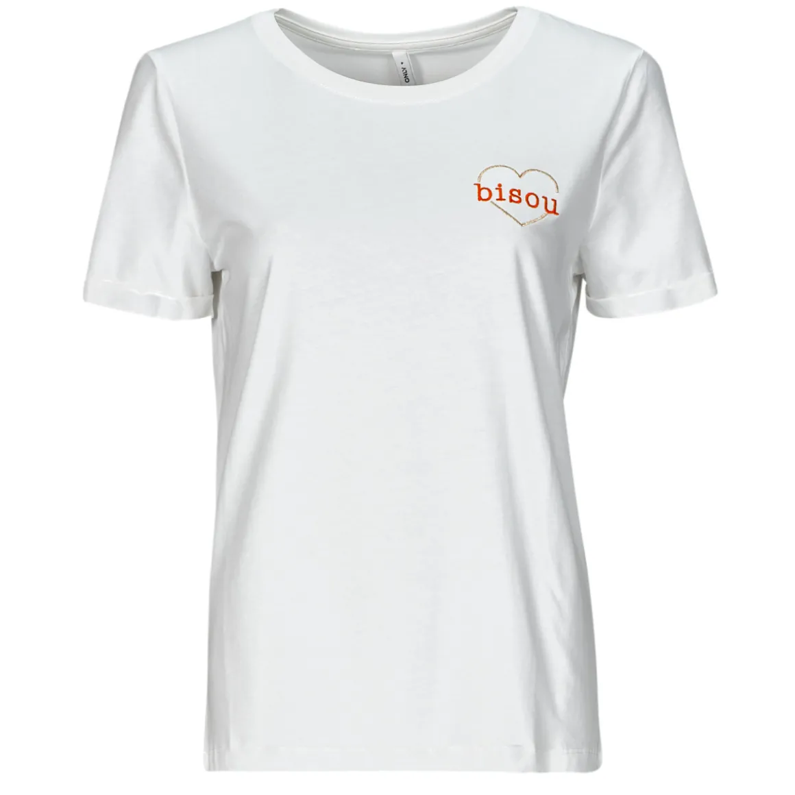 Only - ONLBEATE LIFE S/S HEART TOP CS JRS