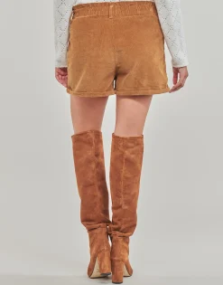 Only - ONLCUBA-FLORA HW PB CORD SHORTS PNT