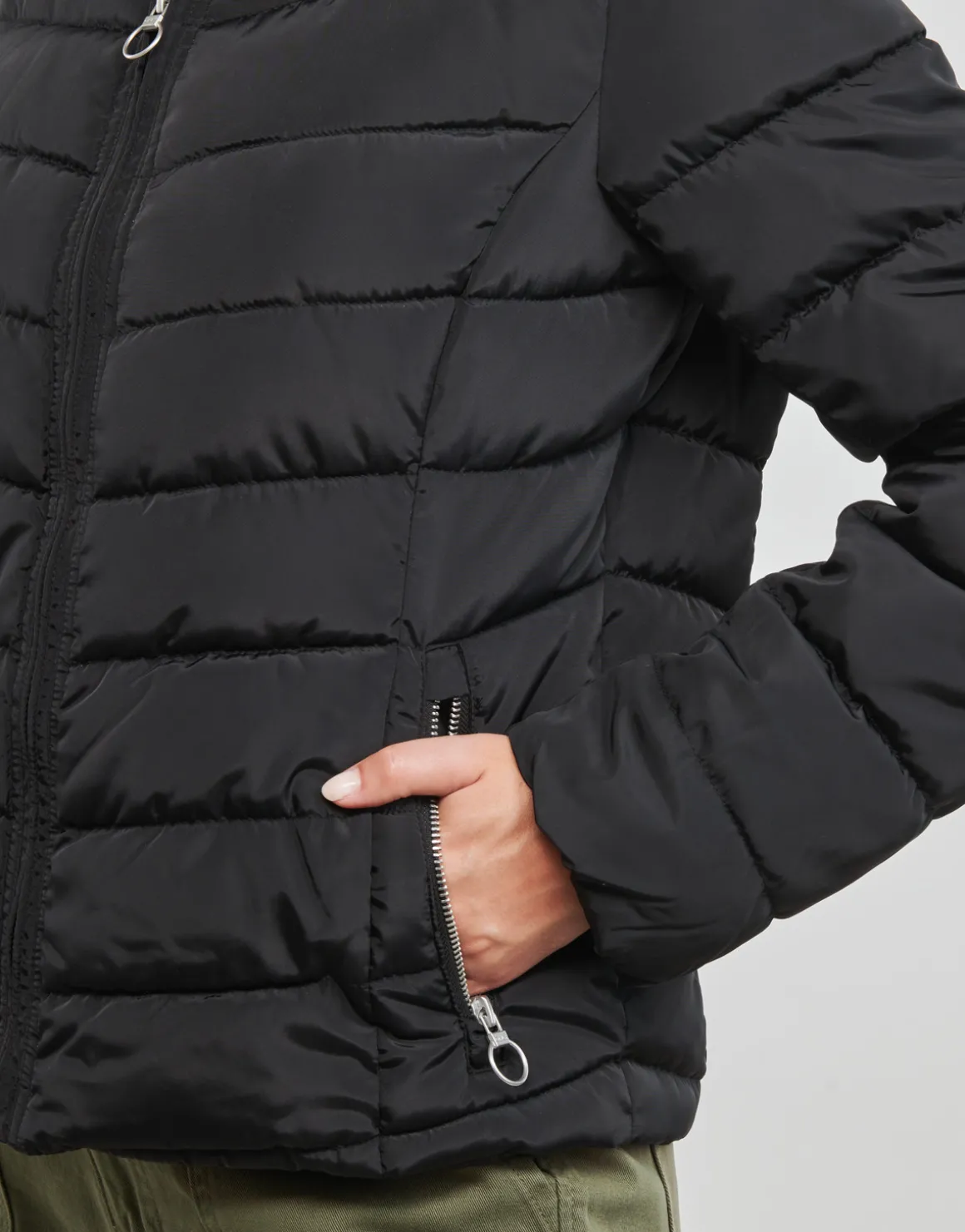 Only - ONLELLAN QUILTED HOOD JACKET CC OTW