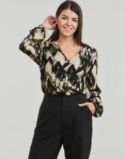 Only - ONLJESSIE FR L/S BUTTON TOP CS PTM