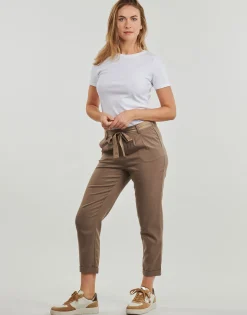 Only - ONLRITA LOOSE CHECK LYREX BELT PANT TLR